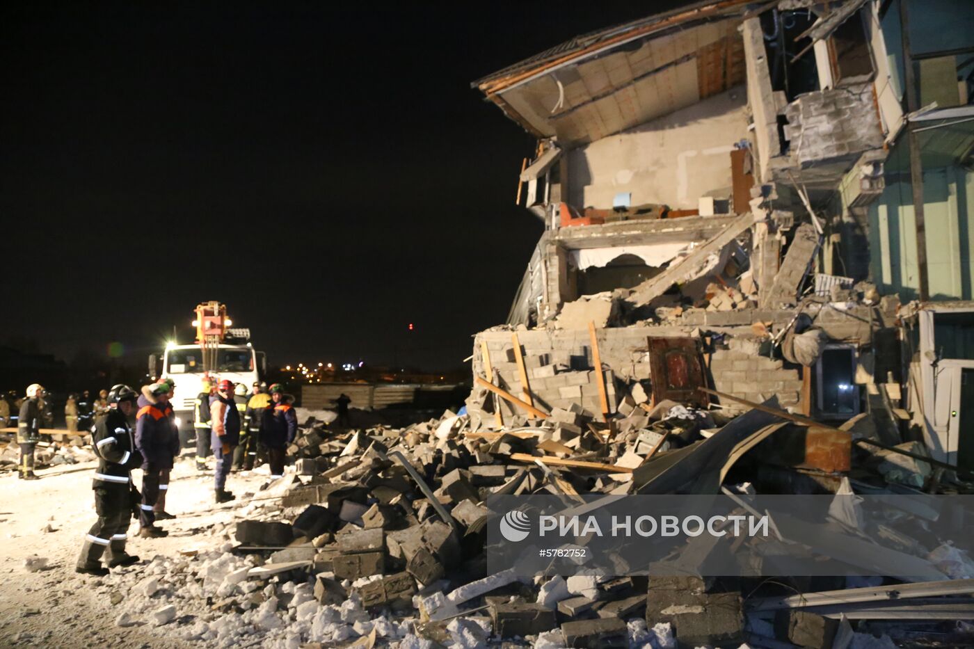 Взрыв газа в жилом доме в Красноярске