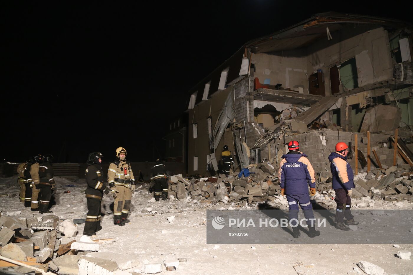 Взрыв газа в жилом доме в Красноярске