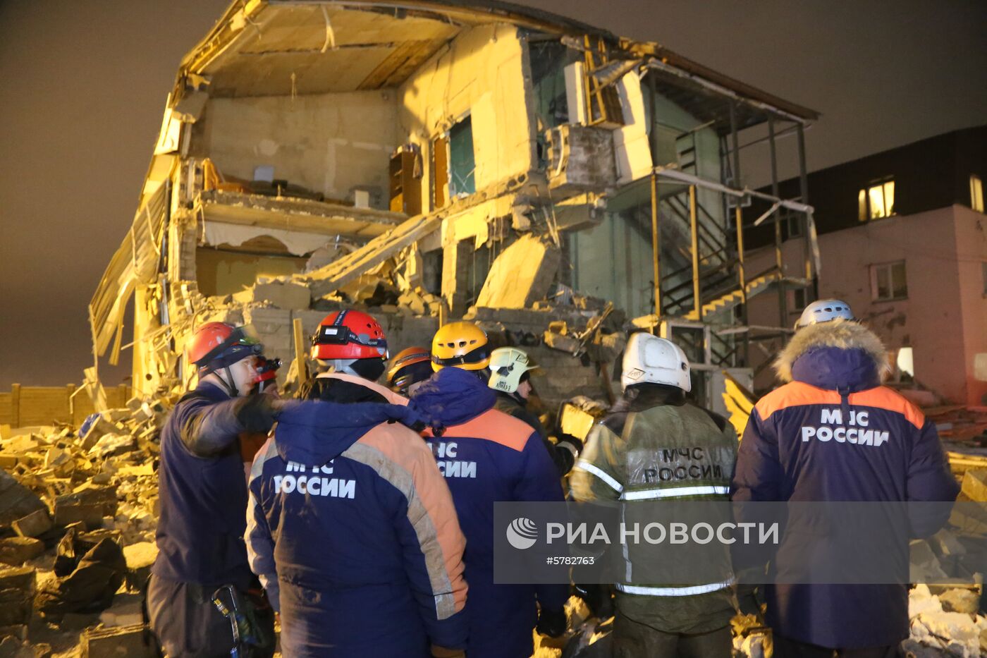 Взрыв газа в жилом доме в Красноярске