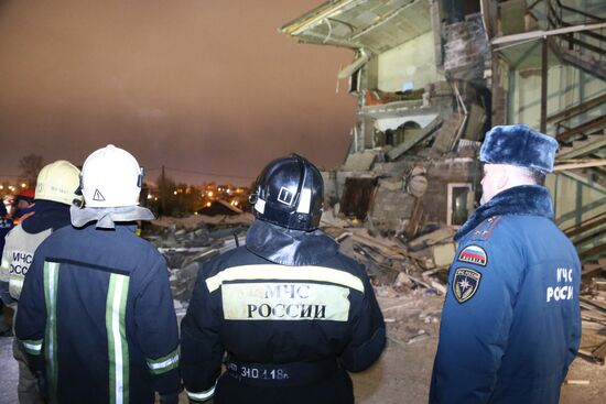 Взрыв газа в жилом доме в Красноярске