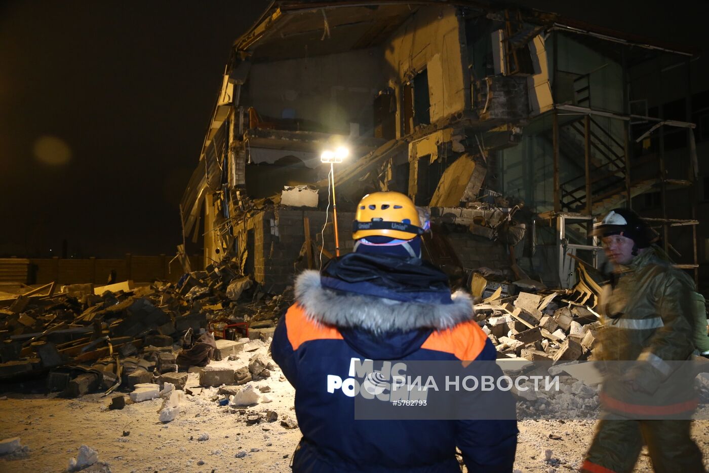 Взрыв газа в жилом доме в Красноярске