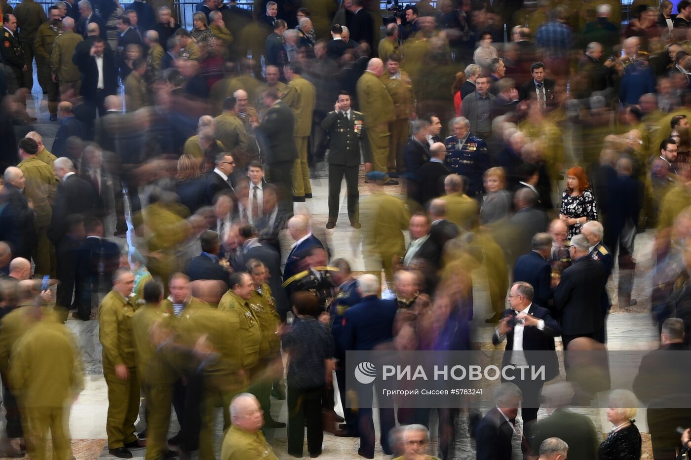 Концерт, посвященный 30-летию вывода советских войск из Афганистана в Кремле