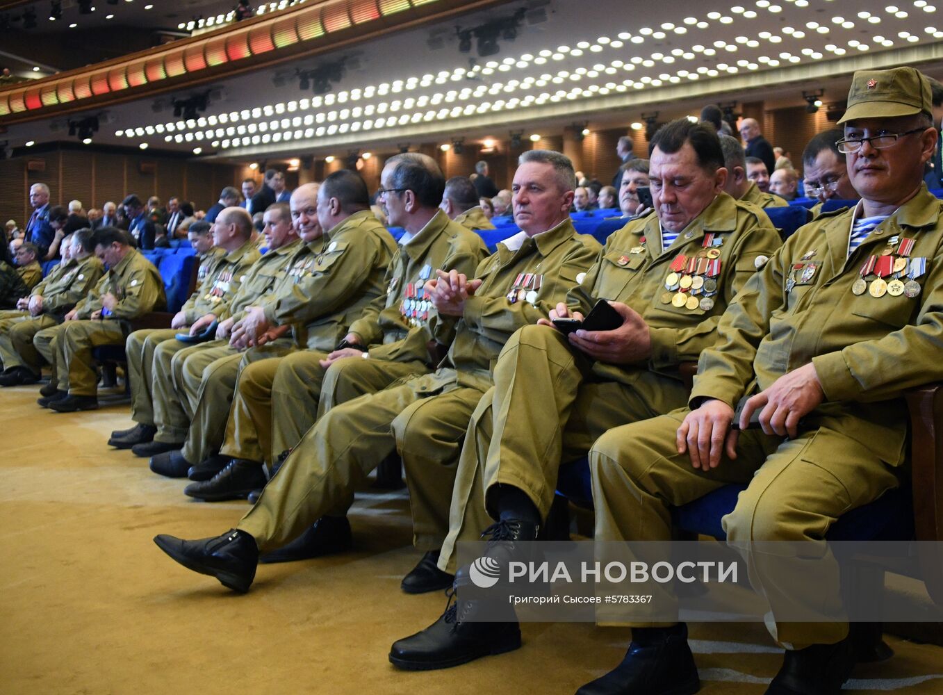 Концерт, посвященный 30-летию вывода советских войск из Афганистана в Кремле