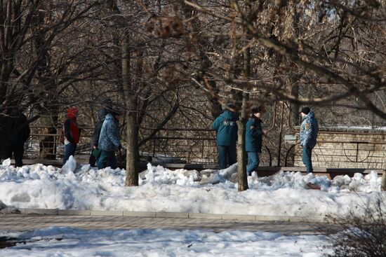 В центре Донецка прогремели три взрыва