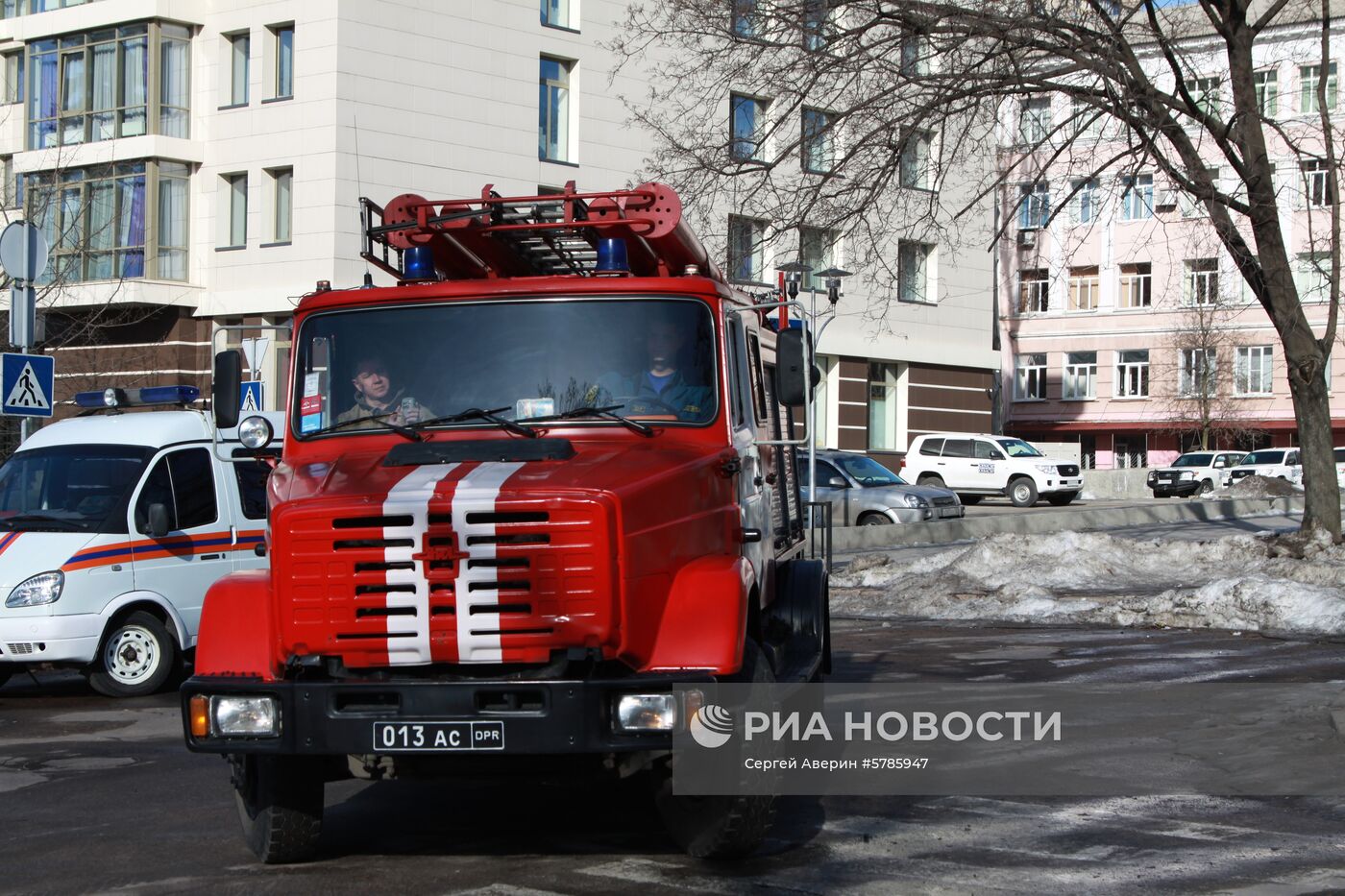 В центре Донецка прогремели три взрыва