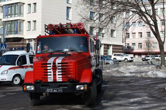 В центре Донецка прогремели три взрыва