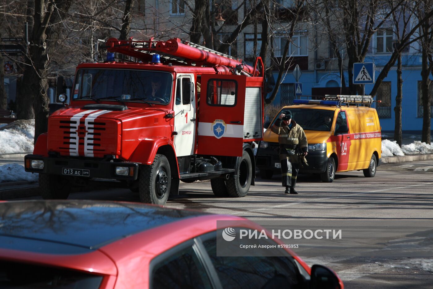 В центре Донецка прогремели три взрыва