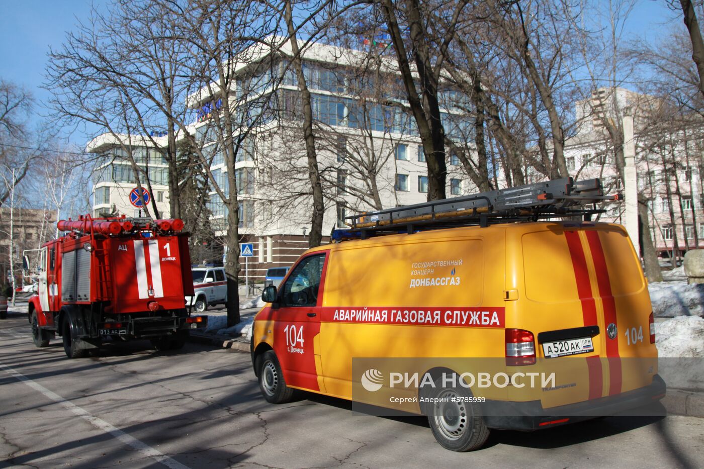 В центре Донецка прогремели три взрыва
