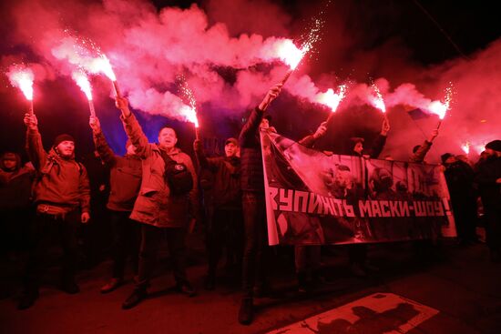 Акция в Киеве против полицейского произвола