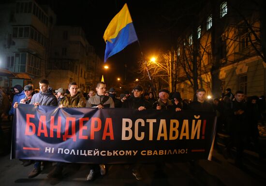 Акция в Киеве против полицейского произвола