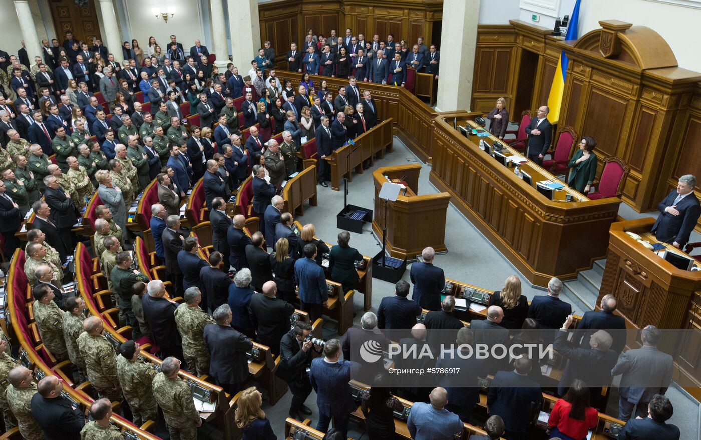 Заседание Верховной рады Украины