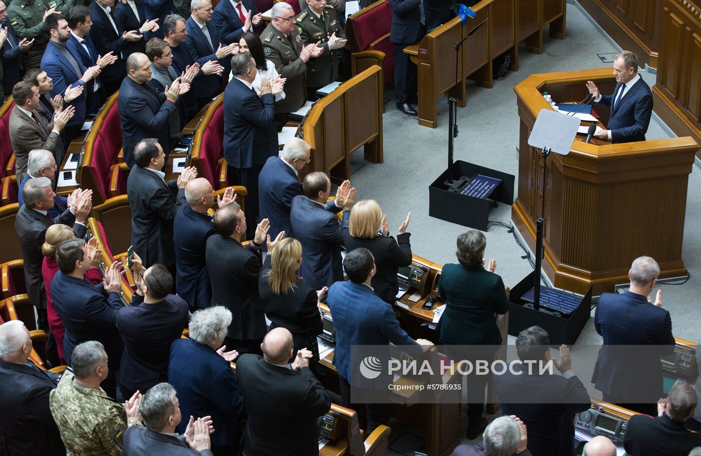 Заседание Верховной рады Украины