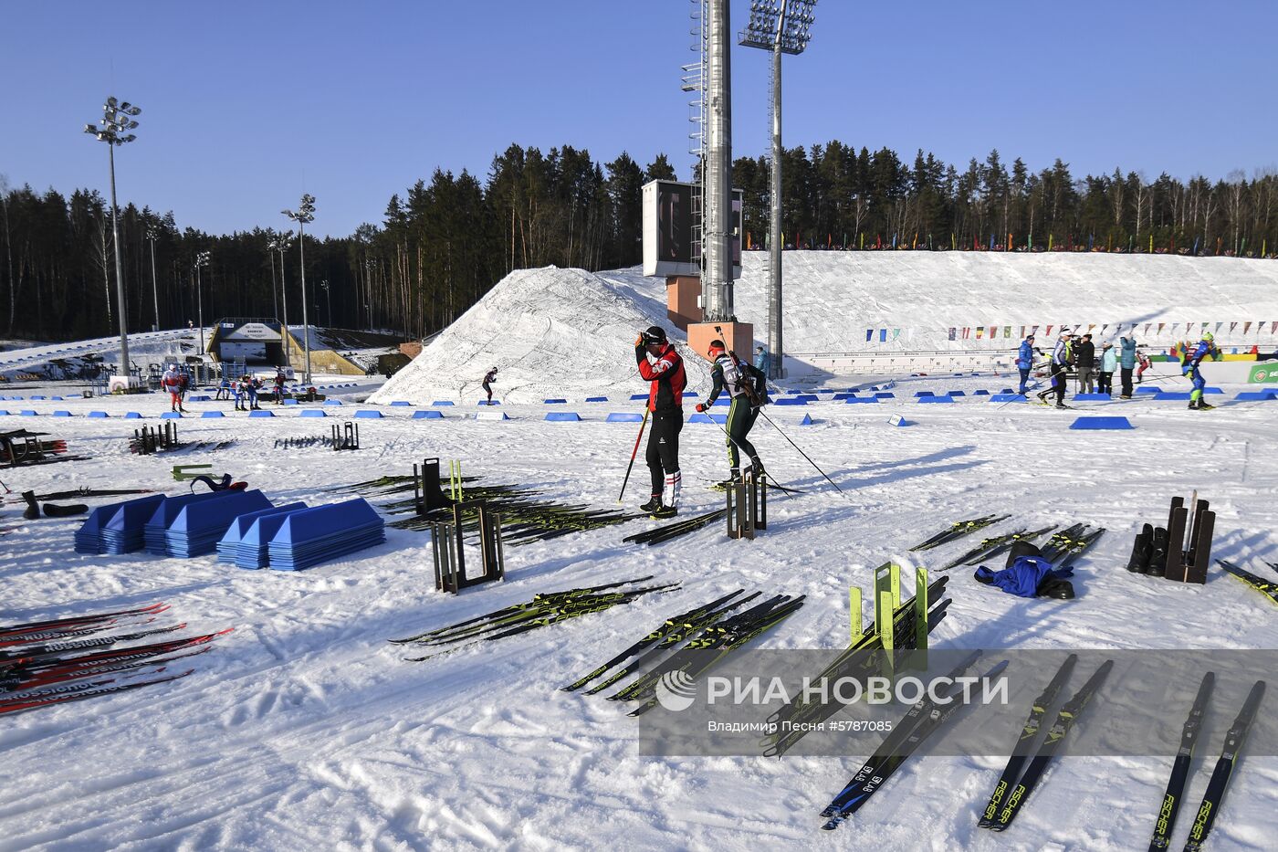 Биатлон. Чемпионат Европы. Тренировки