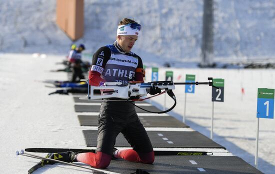 Биатлон. Чемпионат Европы. Тренировки