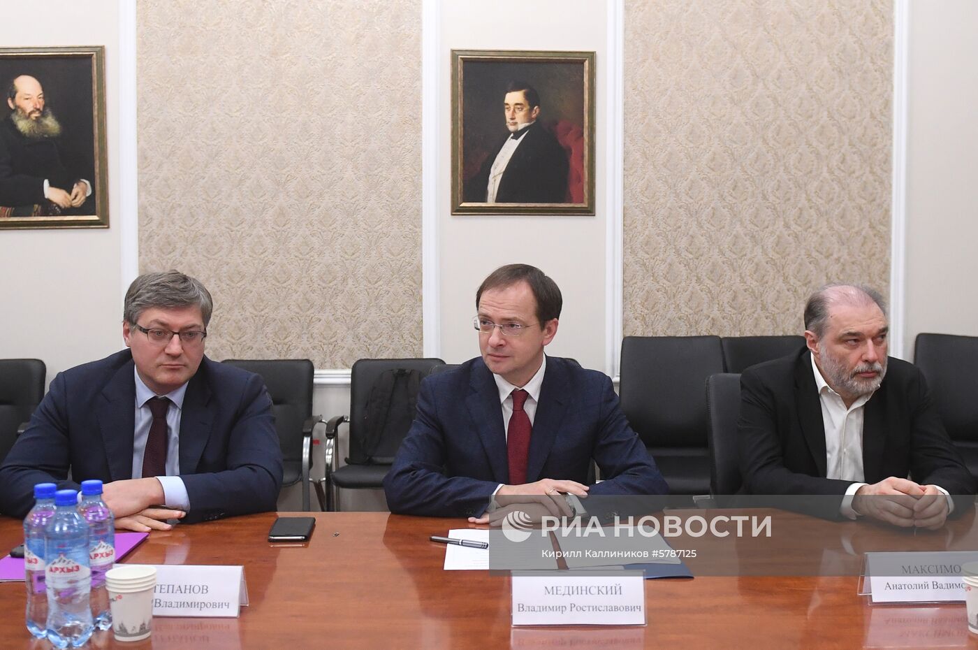 Встреча В. Мединского с лидерами киноотрасли