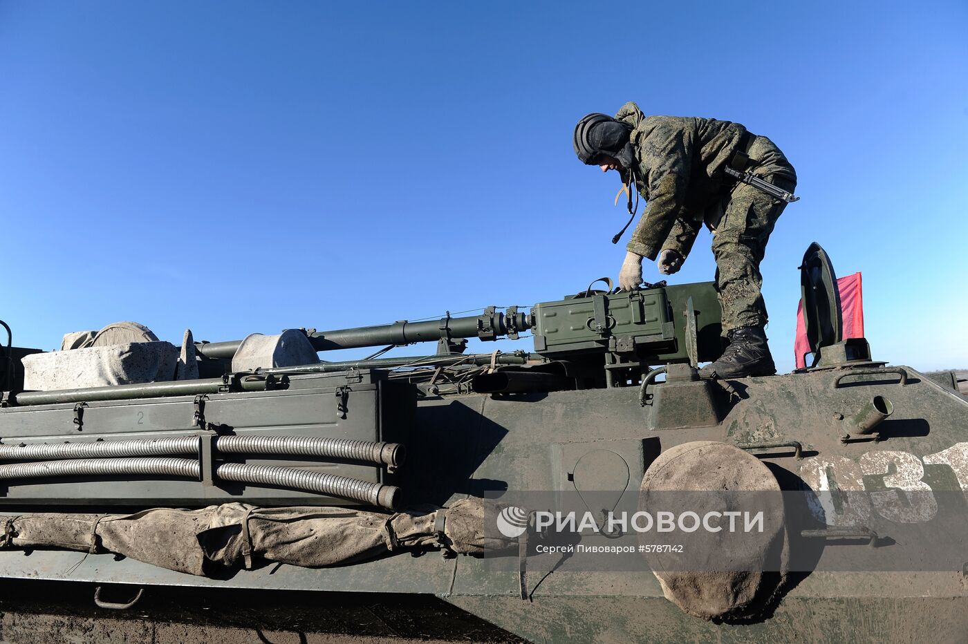 Конкурс полевой выучки "Электронный рубеж" в Ростовской области