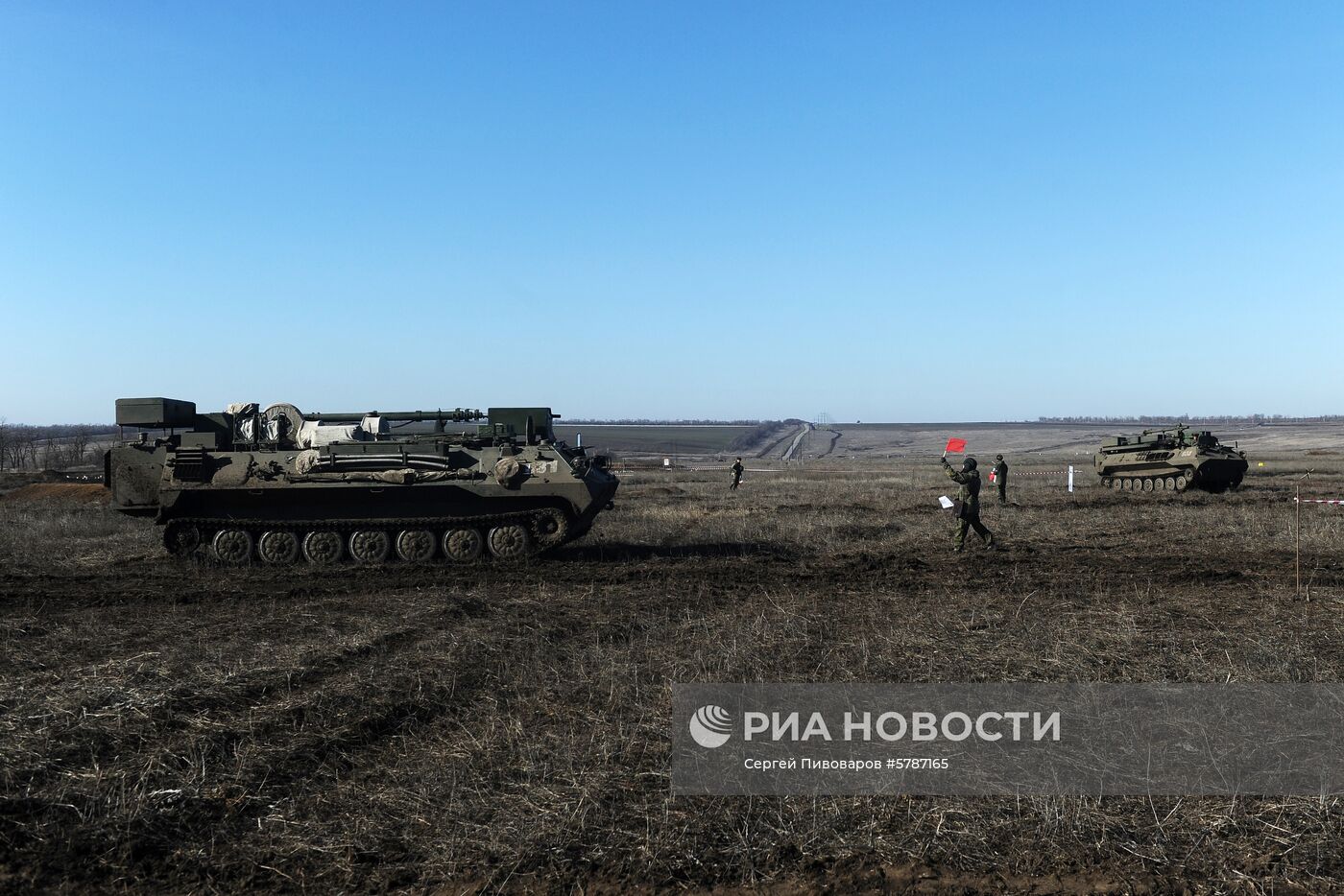 Конкурс полевой выучки "Электронный рубеж" в Ростовской области