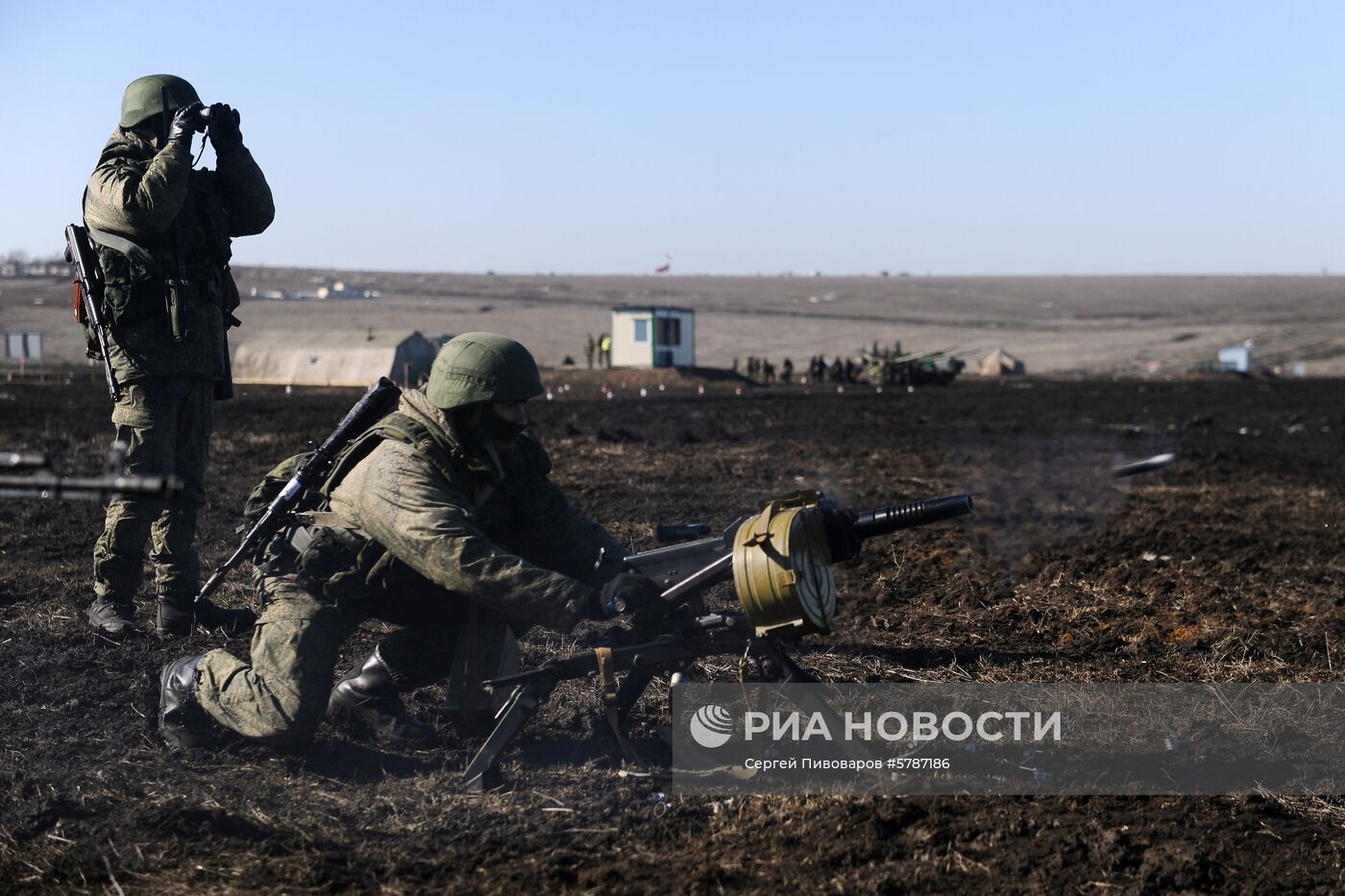 Конкурс полевой выучки "Электронный рубеж" в Ростовской области