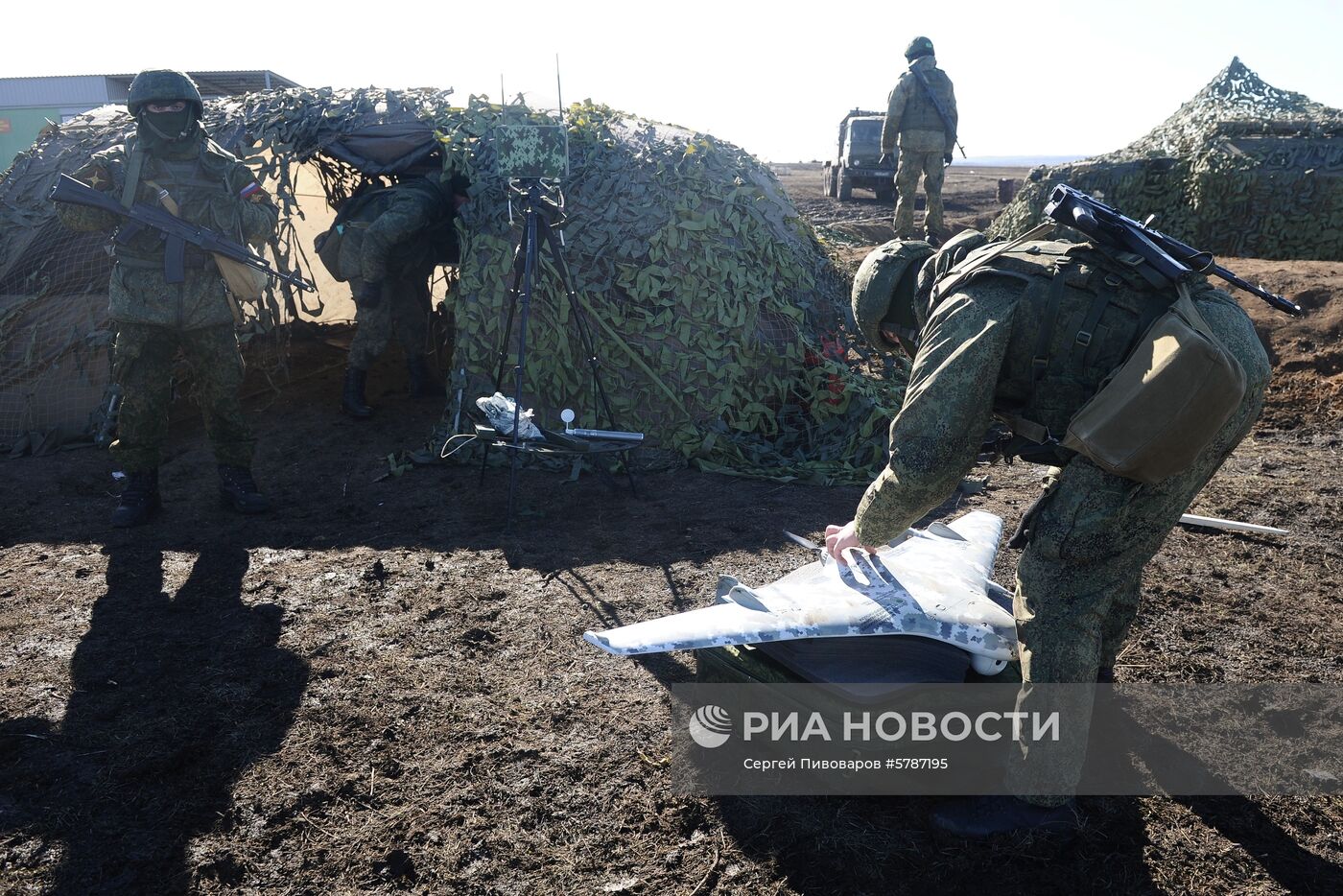 Конкурс полевой выучки "Электронный рубеж" в Ростовской области