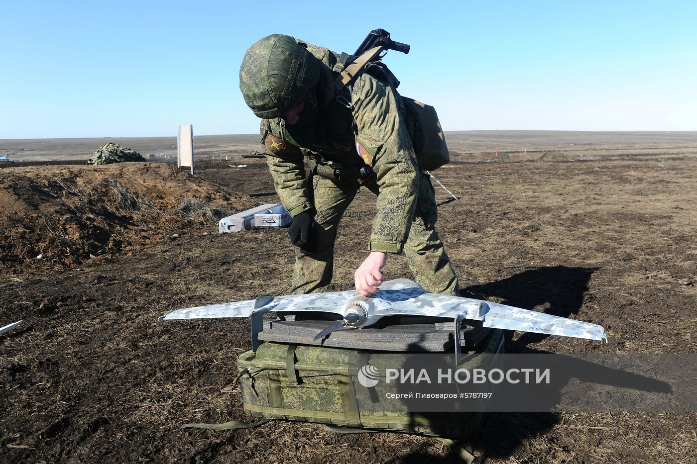 Конкурс полевой выучки "Электронный рубеж" в Ростовской области