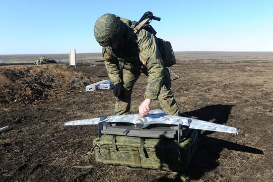 Конкурс полевой выучки "Электронный рубеж" в Ростовской области