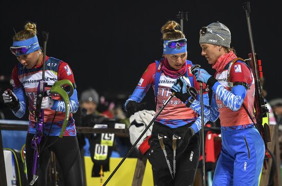 Биатлон. Чемпионат Европы. Тренировки