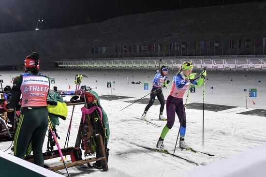 Биатлон. Чемпионат Европы. Тренировки