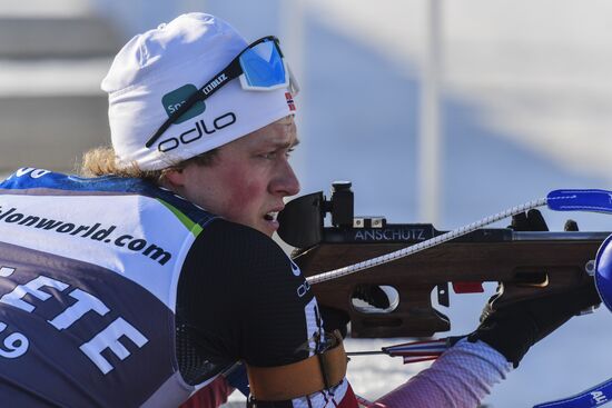 Биатлон. Чемпионат Европы. Тренировки