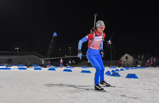 Биатлон. Чемпионат Европы. Тренировки