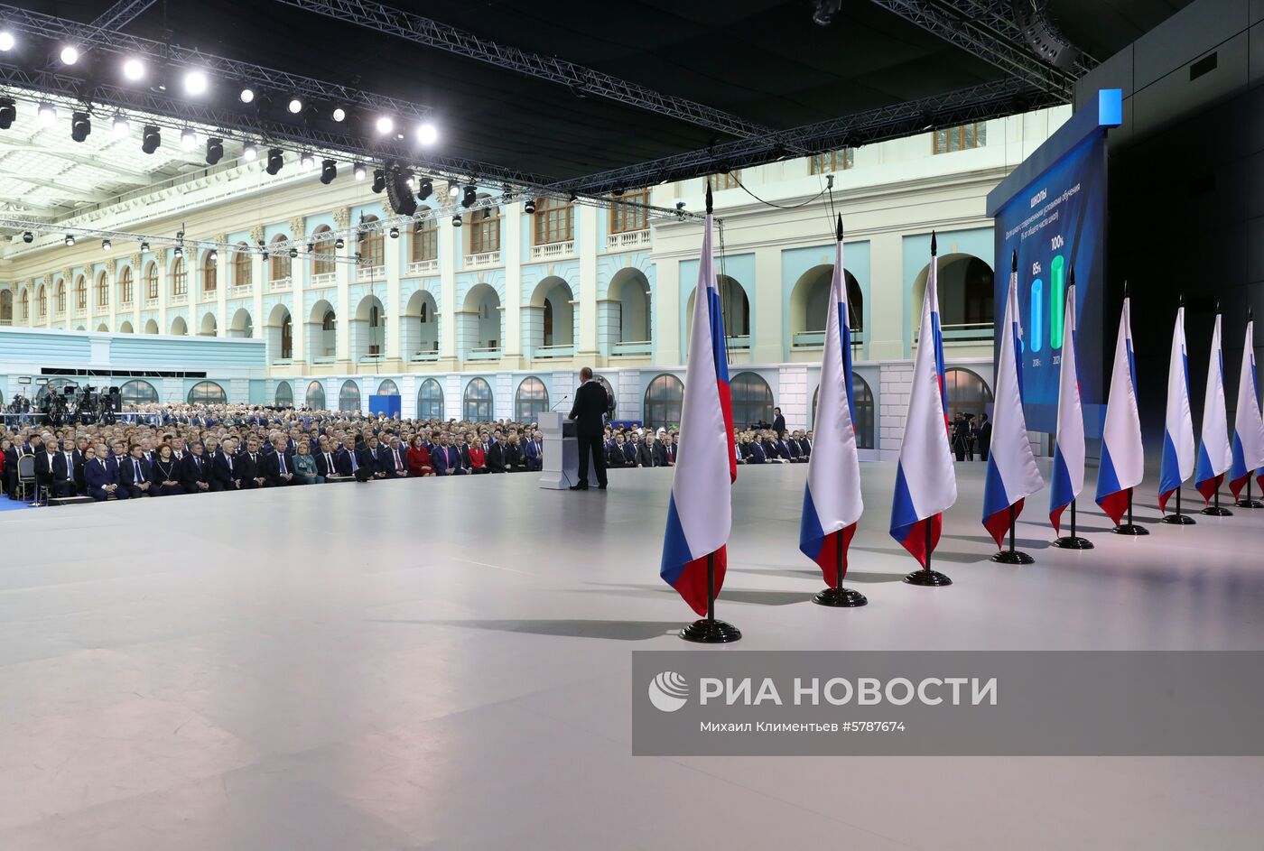 Ежегодное послание президента РФ В. Путина Федеральному Собранию