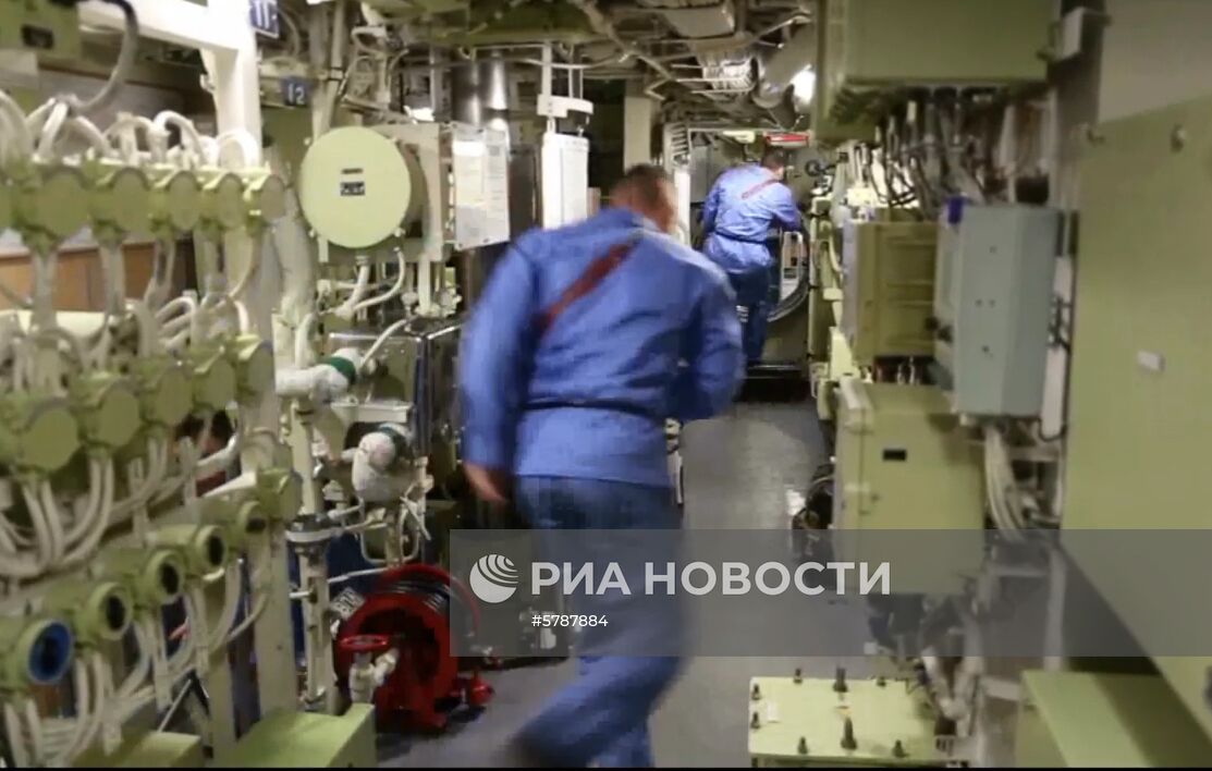 Полигонные испытания комплекса "Посейдон"
