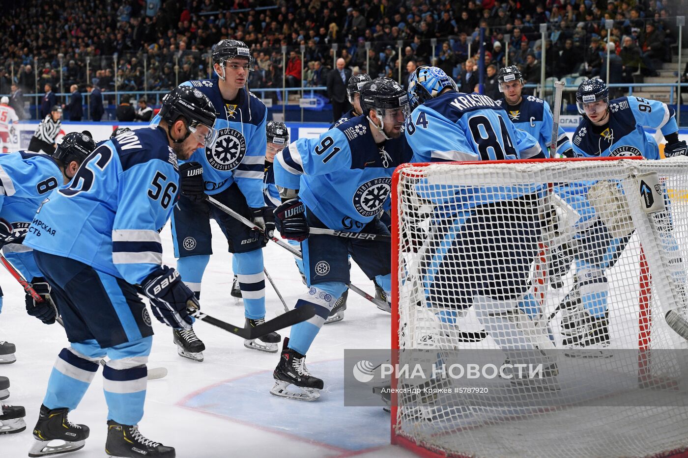 Хоккей. КХЛ. Матч "Сибирь" - "Автомобилист"