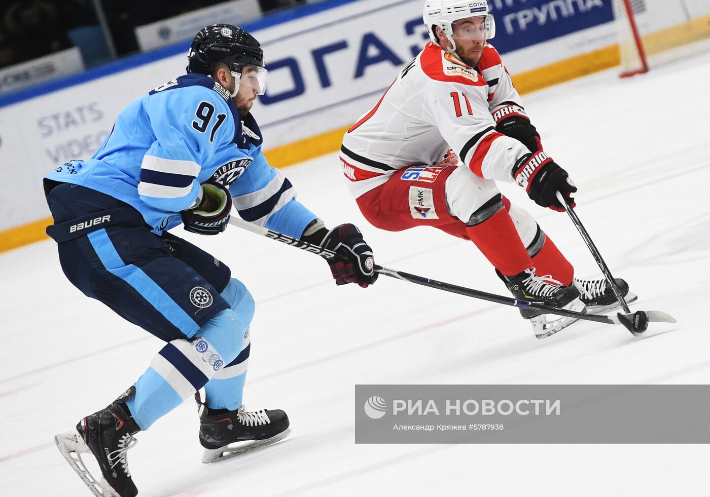 Хоккей. КХЛ. Матч "Сибирь" - "Автомобилист"