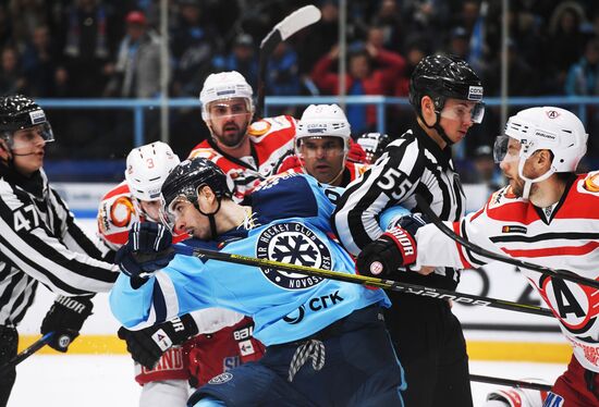 Хоккей. КХЛ. Матч "Сибирь" - "Автомобилист"