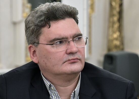 Встреча президента РФ В. Путина с представителями российских информагентств и печатных СМИ