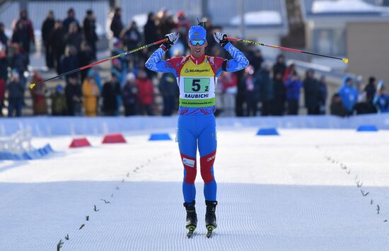 Биатлон. Чемпионат Европы. Одиночная смешанная эстафета