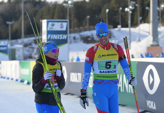 Биатлон. Чемпионат Европы. Одиночная смешанная эстафета