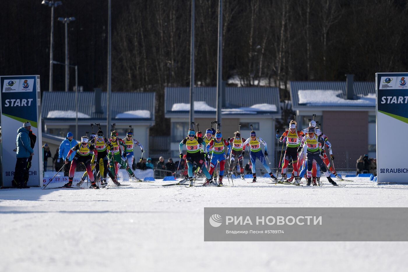 Биатлон. Чемпионат Европы. Одиночная смешанная эстафета