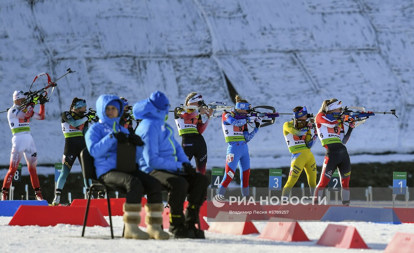 Биатлон. Чемпионат Европы. Одиночная смешанная эстафета