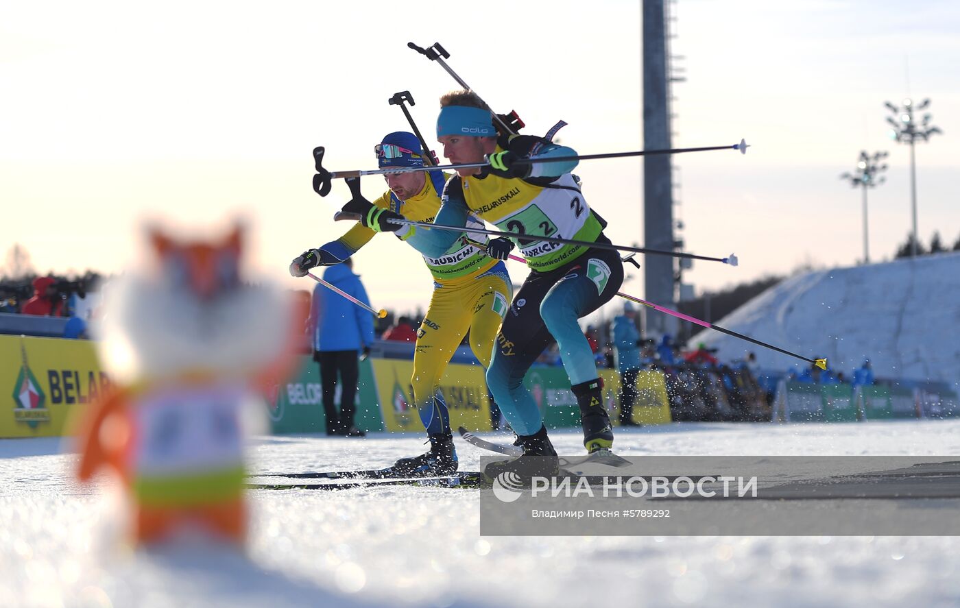 Биатлон. Чемпионат Европы. Одиночная смешанная эстафета