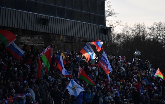 Биатлон. Чемпионат Европы. Одиночная смешанная эстафета