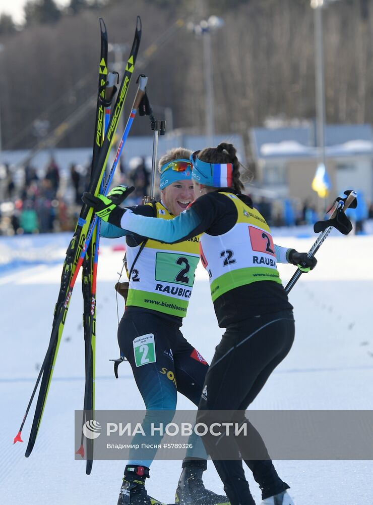 Биатлон. Чемпионат Европы. Одиночная смешанная эстафета