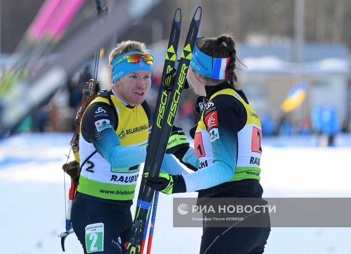 Биатлон. Чемпионат Европы. Одиночная смешанная эстафета