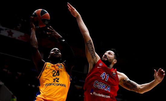 Баскетбол. Евролига. Матч ЦСКА - "Гран Канария"