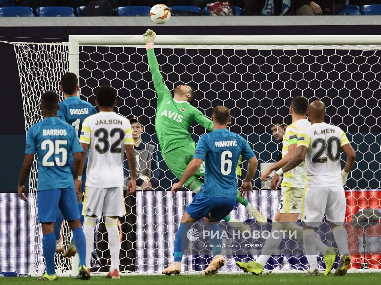 Футбол. Лига Европы. Матч "Зенит" - "Фенербахче"