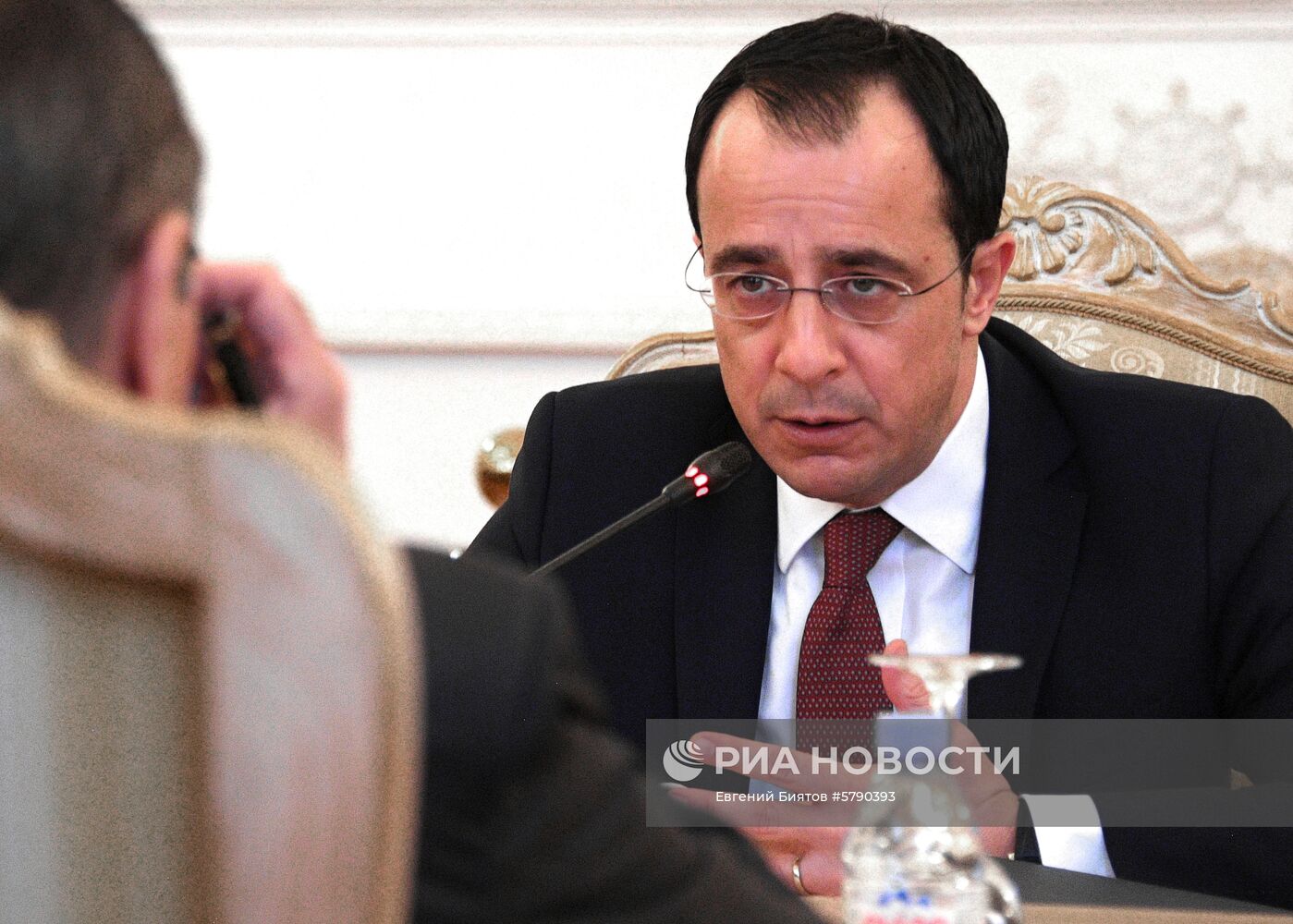 Переговоры министров иностранных дел России и Кипра С. Лаврова и Н. Христодулидиса 