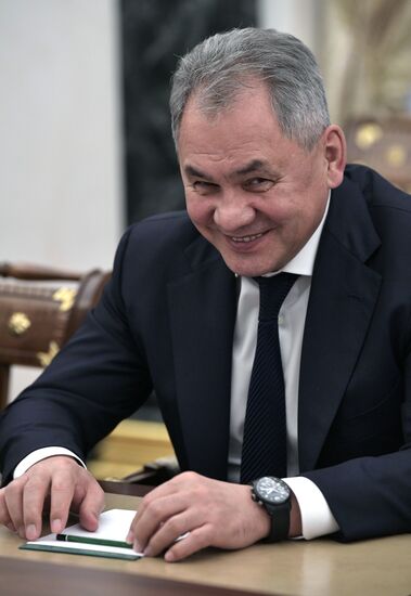 Президент РФ В. Путин провел заседание Совбеза РФ