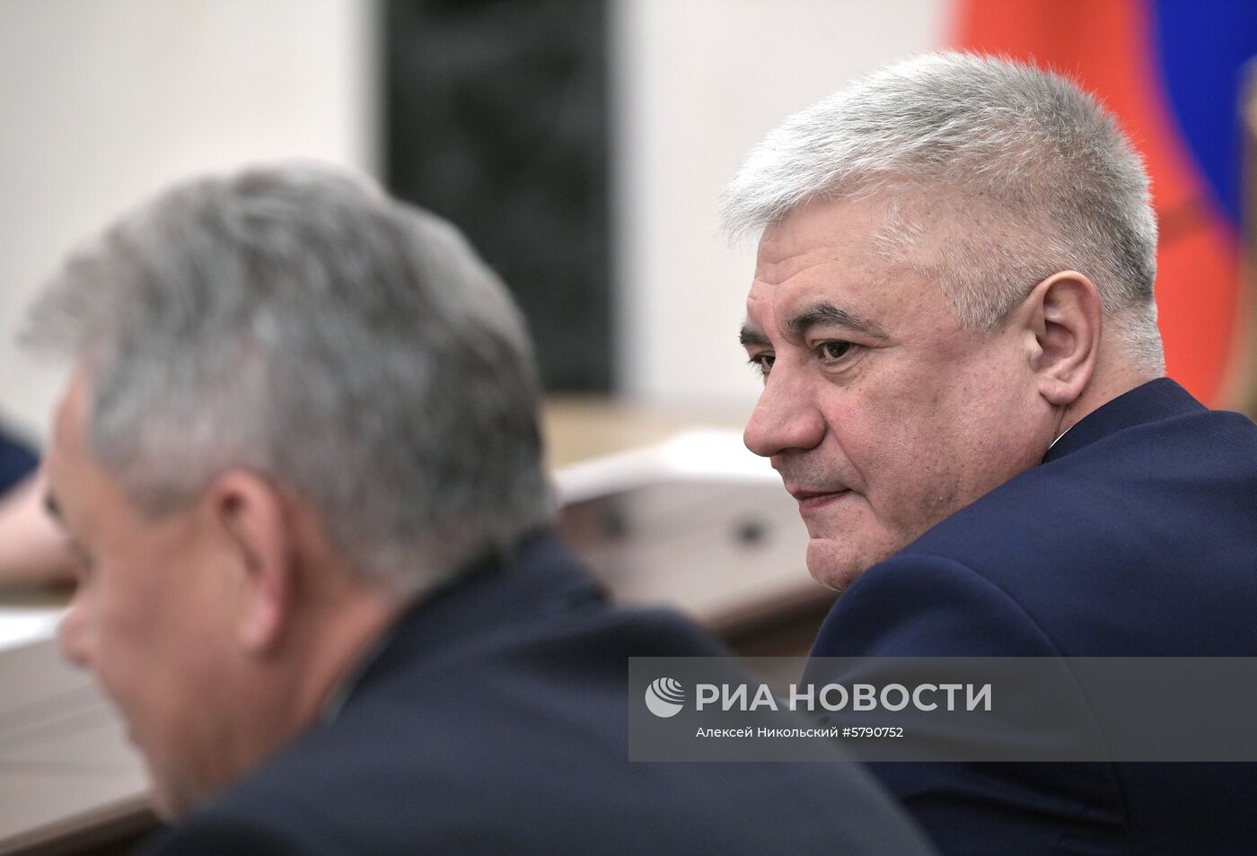 Президент РФ В. Путин провел заседание Совбеза РФ
