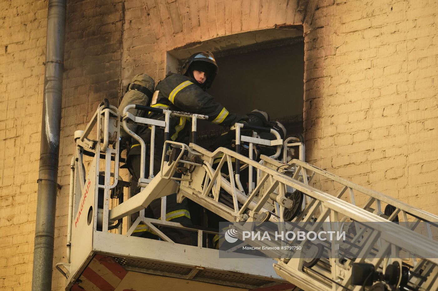 Последствия пожара в консерватории имени Чайковского