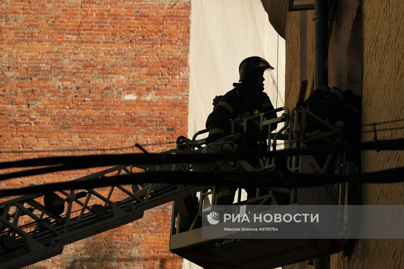 Последствия пожара в консерватории имени Чайковского